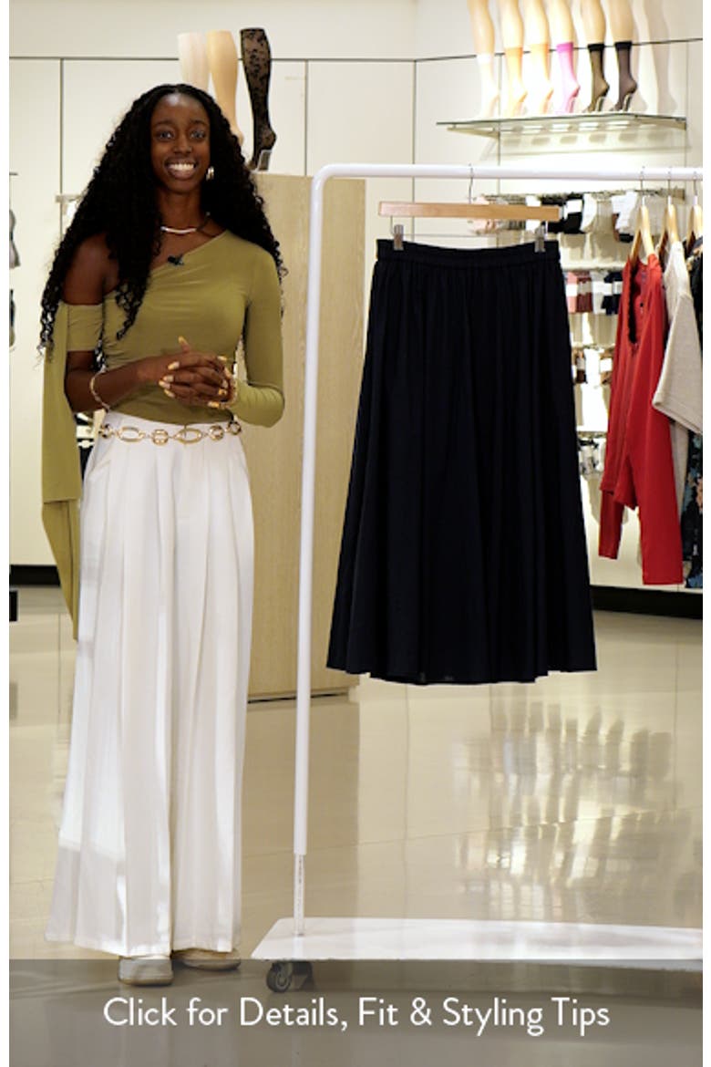 Cotton Crinkle Maxi Skirt (Women) | Nordstrom