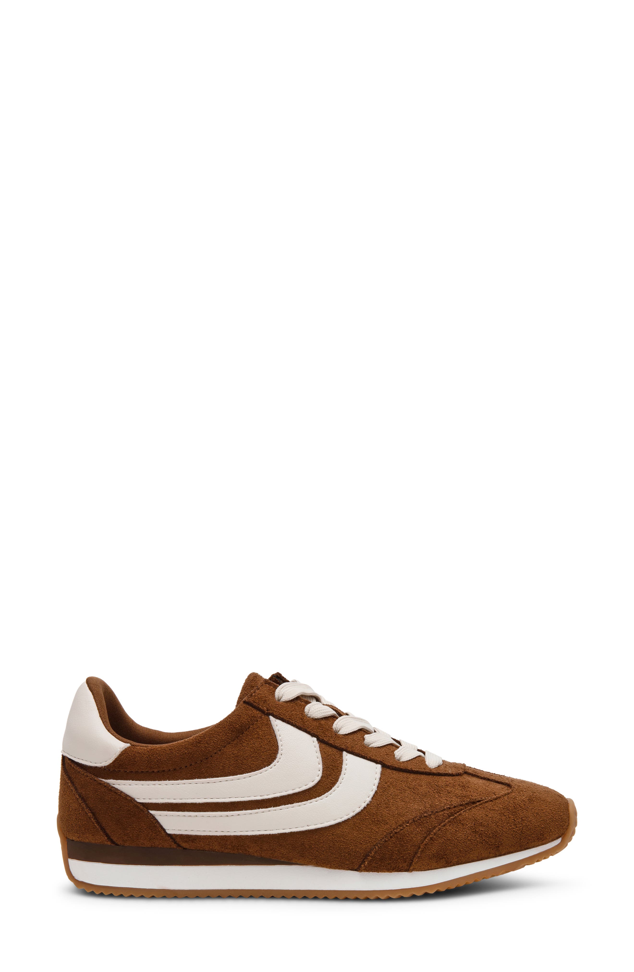 Hype Faux Shearling Lined Sneaker, Alternate, color, CHESTNUT