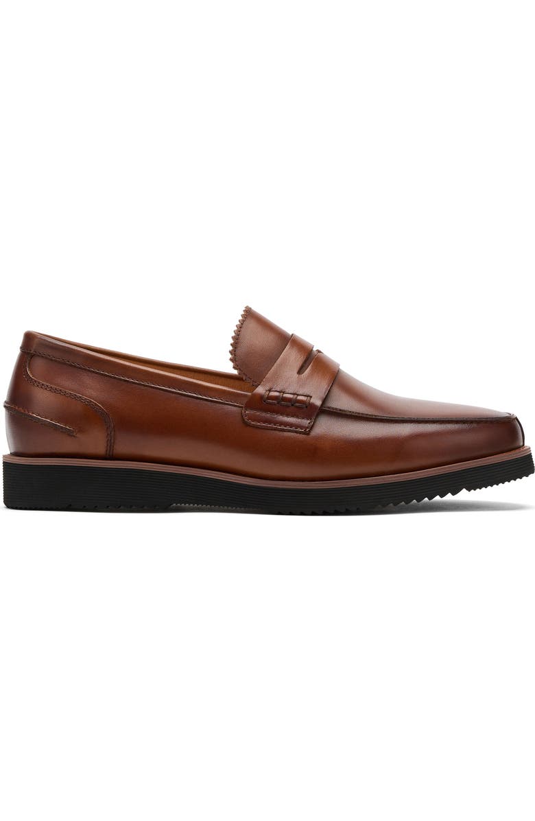 MARC NOLAN Abe Penny Loafer, Main, color, Mahogany