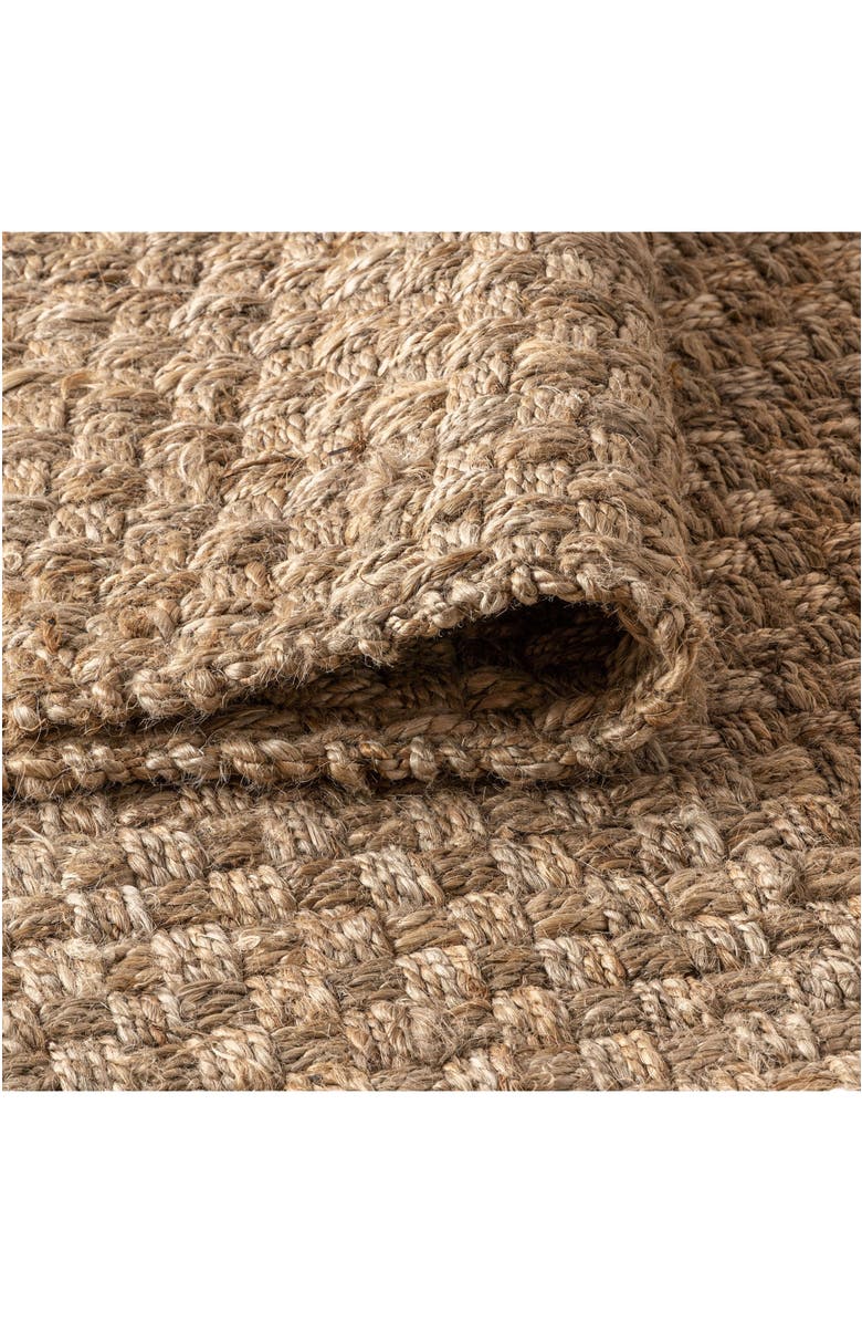 JONATHAN Y Estera Hand Woven Boucle Chunky Jute Area Rug, Alternate, color, Natural