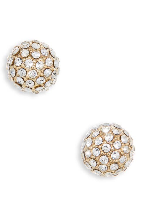 Pavé Ball Stud Earrings