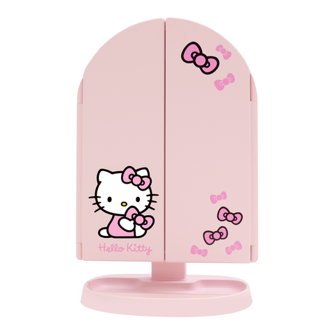 Hello Kitty Bowtastic Arch Trifold Led Makeup Mirror