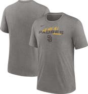 Nike Men's Nike Heather Charcoal San Diego Padres We Are All Tri-Blend T-Shirt
