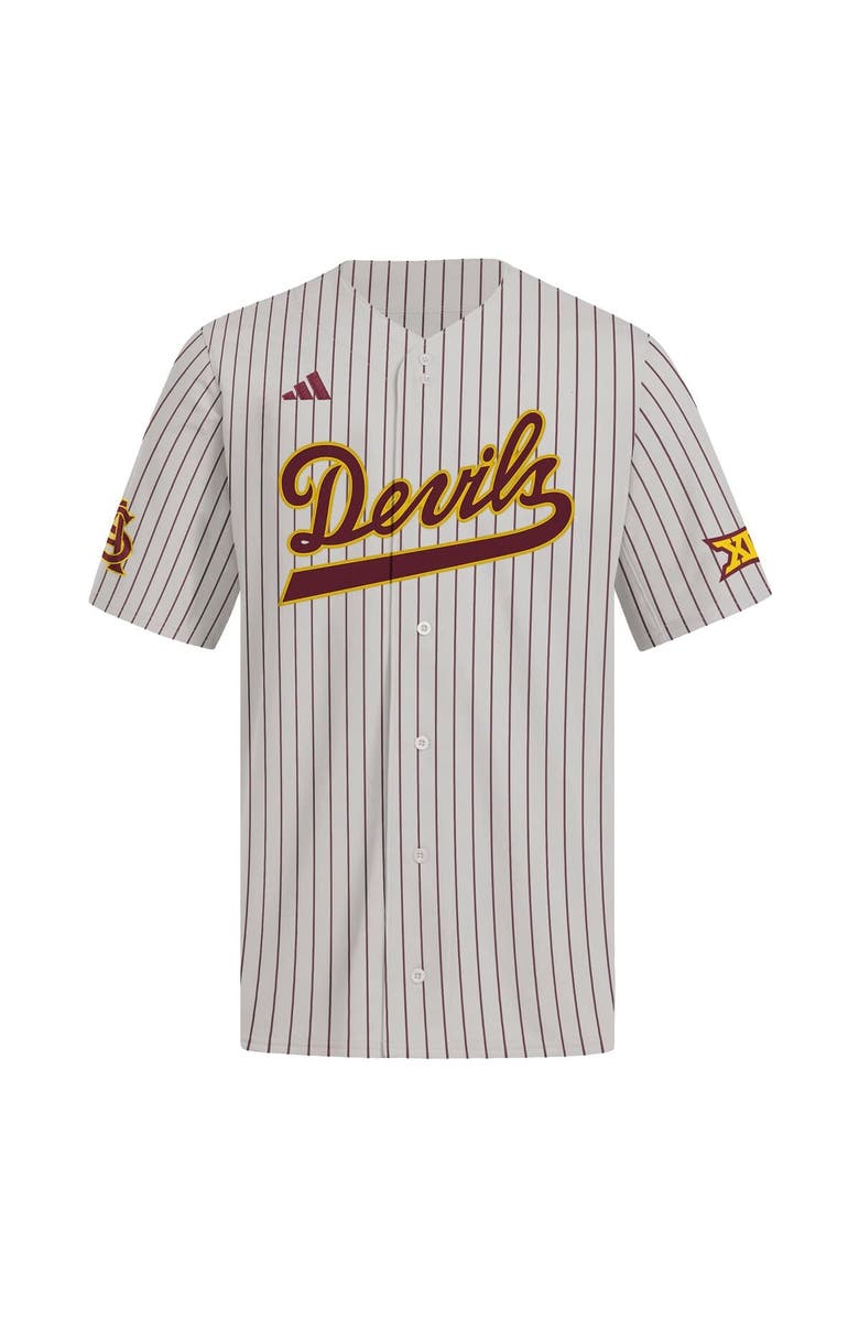 adidas Men's adidas  Gray Arizona State Sun Devils Alternate Replica Baseball Jersey, Alternate, color, Gray