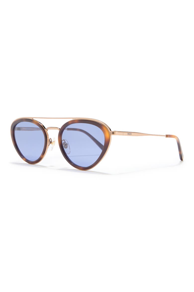 55mm Modified Cat Eye Sunglasses, Alternate, color, HAVANA