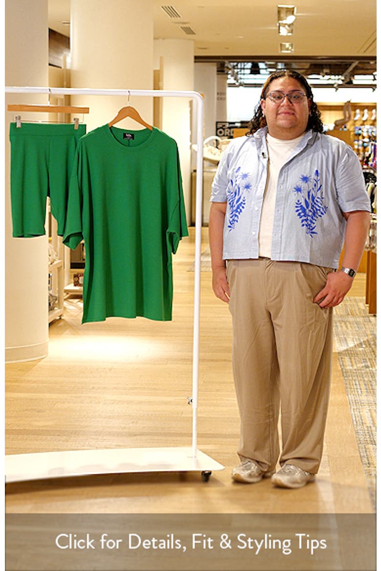 Malone Rib Oversize T-Shirt & Shorts Set video