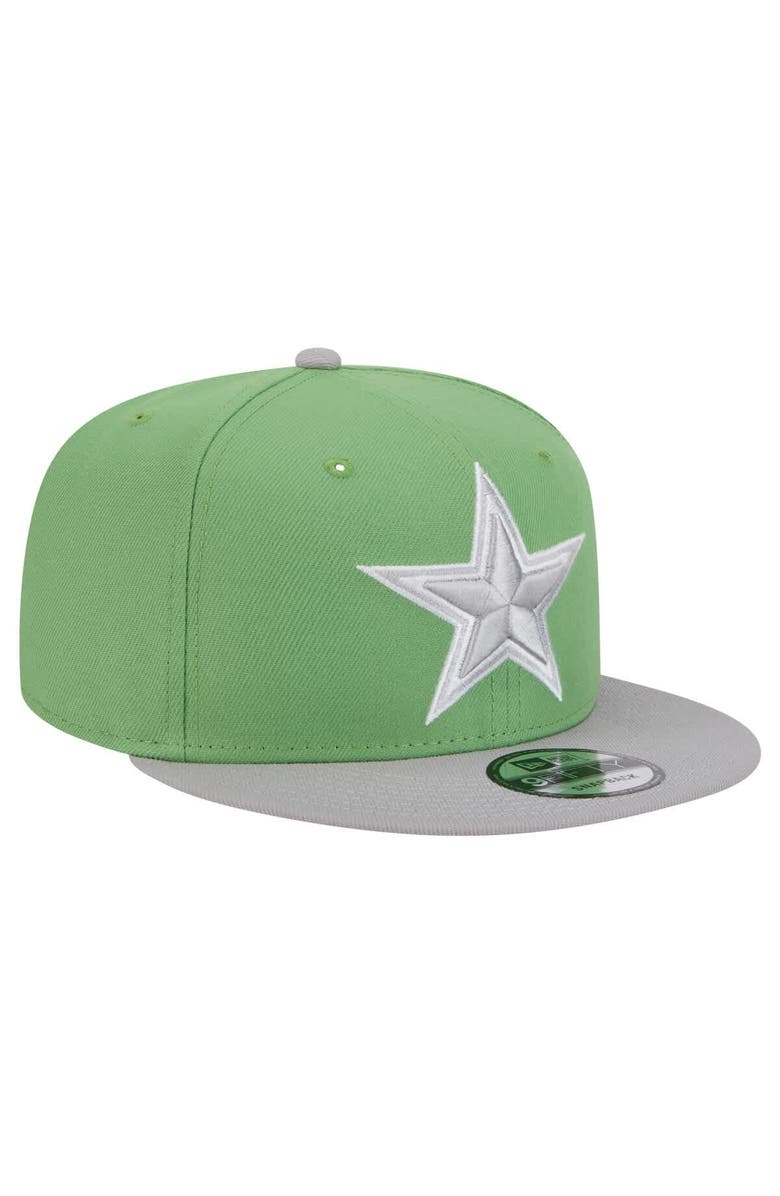 New Era Men's New Era Green Dallas Cowboys Two-Tone Color Pack 9FIFTY Snapback Hat, Alternate, color, Green