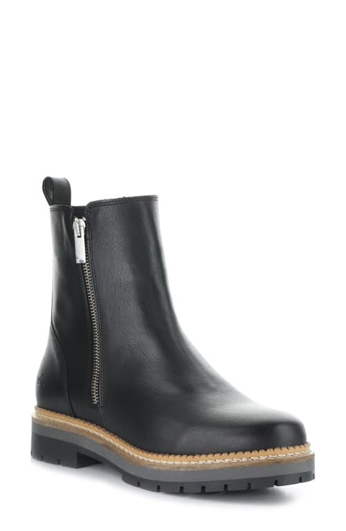 Bos. & Co. Among Waterproof Lug Sole Bootie In Black