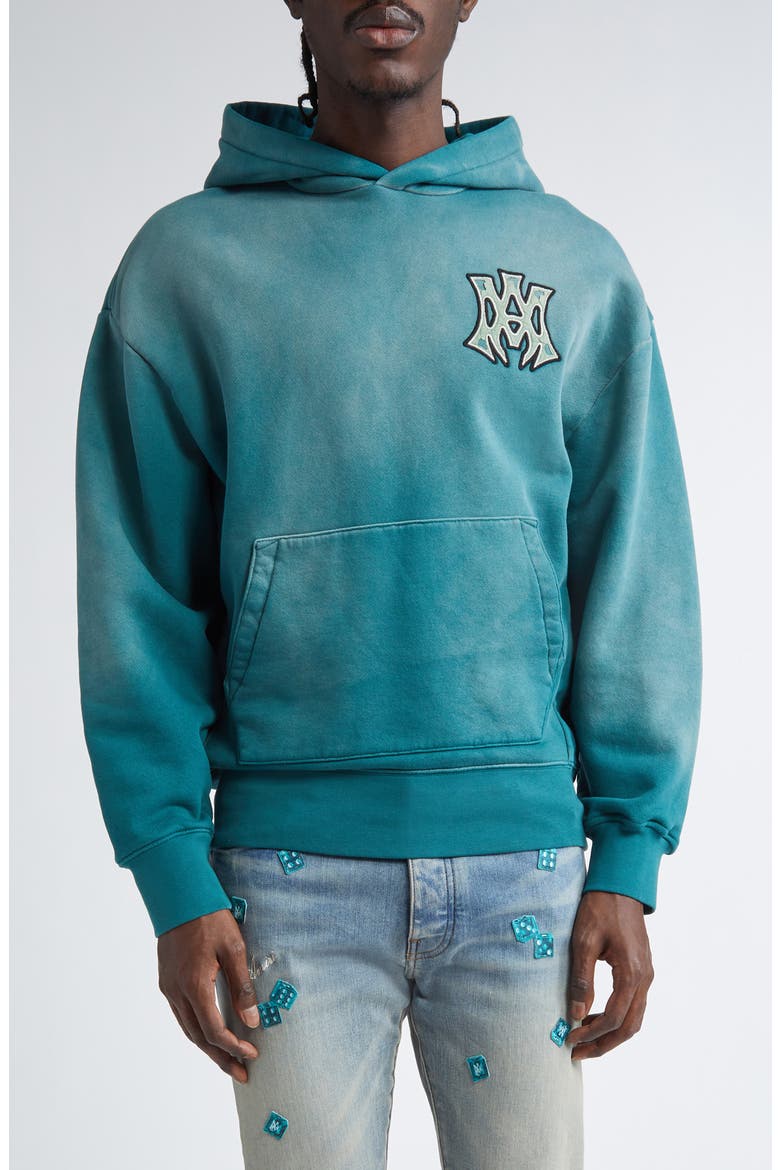 AMIRI MA Hollywood Oversize French Terry Hoodie (Men) | Nordstrom