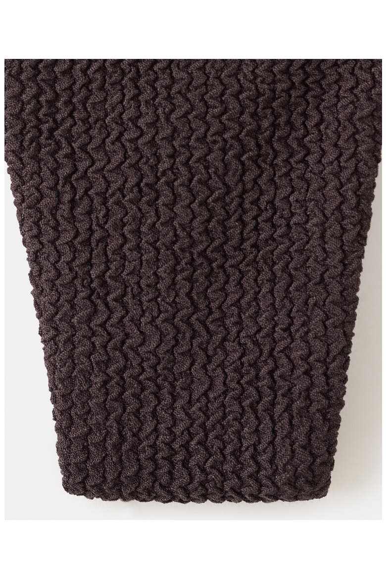 Textured Brazilian Bikini Bottoms, Alternate, color, BROWN
