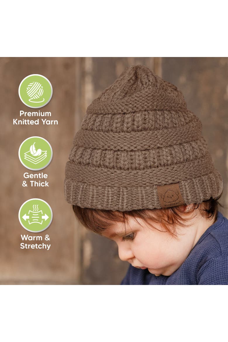 3-Pack Warmzy Baby Beanies, Alternate, color, Wine