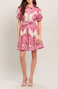 FLYING TOMATO Printed Minidress