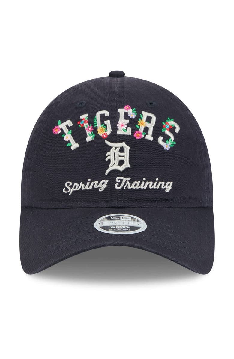 New Era Women's New Era  Navy Detroit Tigers 2025 Spring Training Floral 9TWENTY Adjustable Hat, Alternate, color, 
