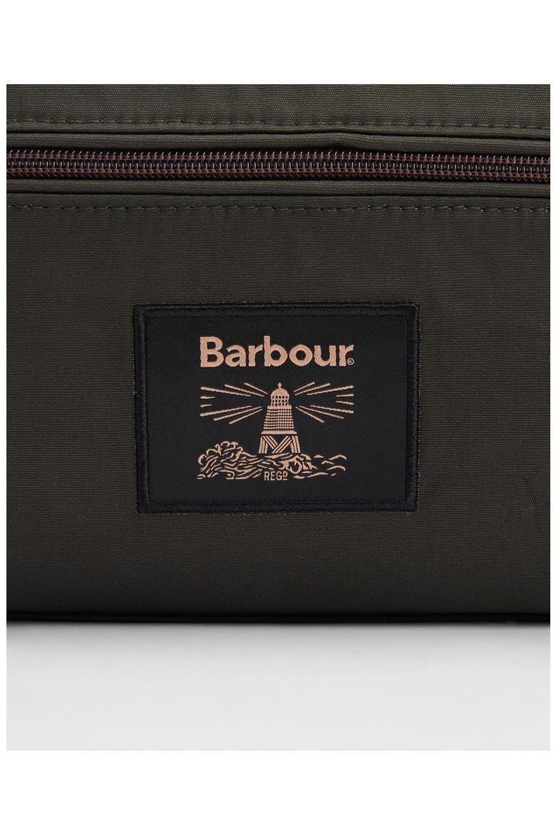 Waxed Cotton Wash Bag, Alternate, color, OLIVE/BEACON