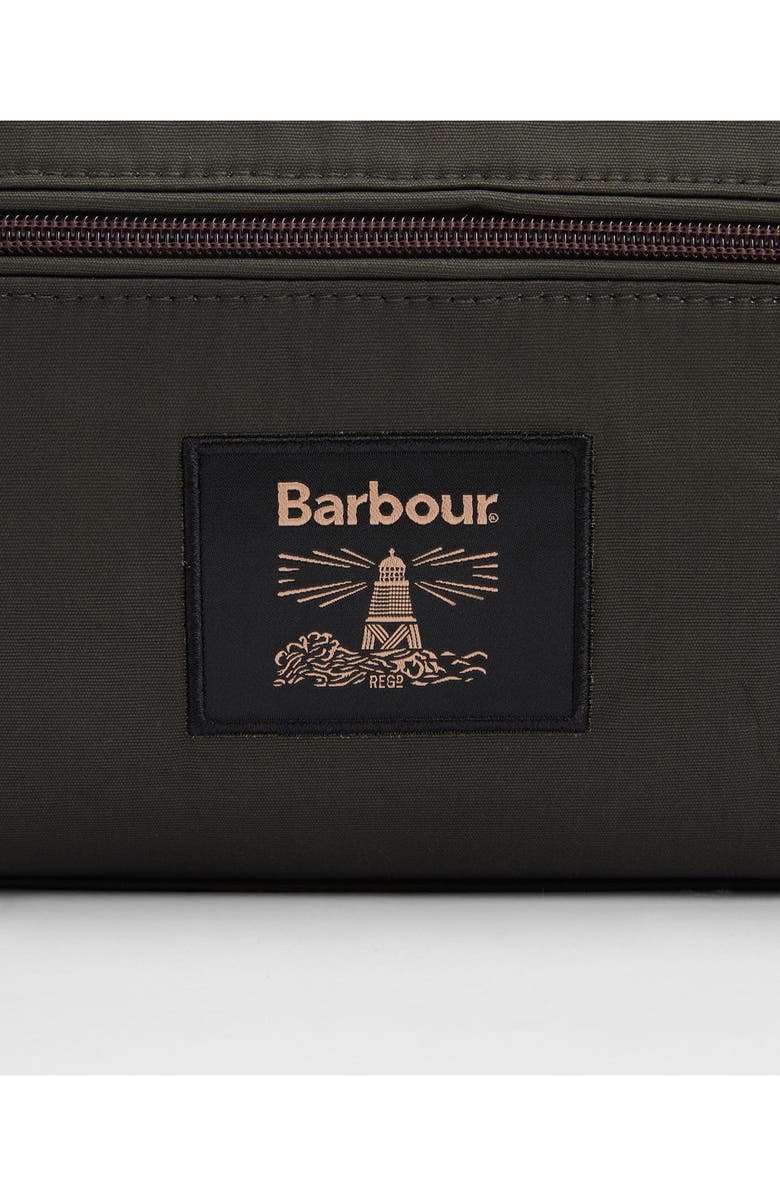 Barbour Waxed Cotton Wash Bag, Alternate, color, 