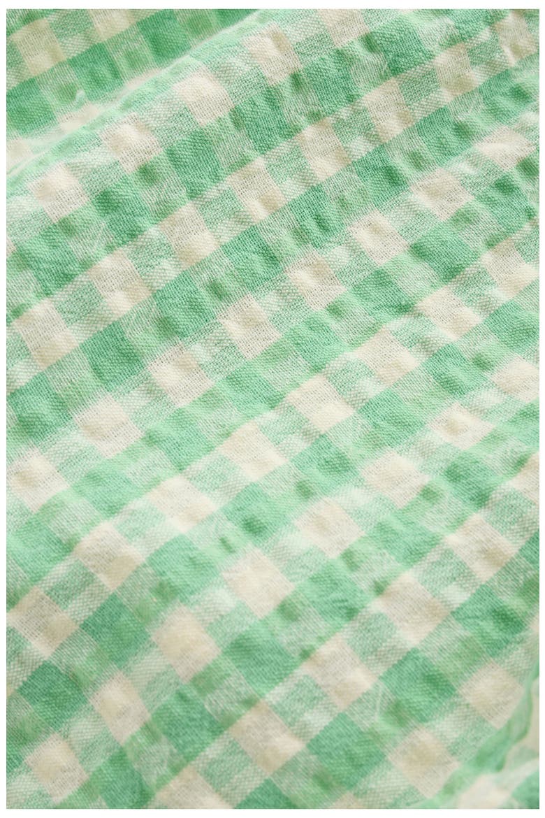 Kids' Sleeveless Gingham Dress, Alternate, color, GREEN
