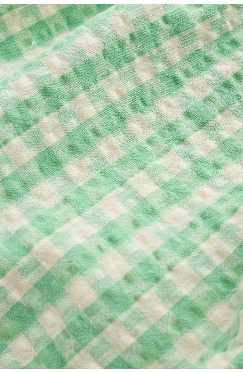 NEXT Kids' Sleeveless Gingham Dress, Alternate, color, Green