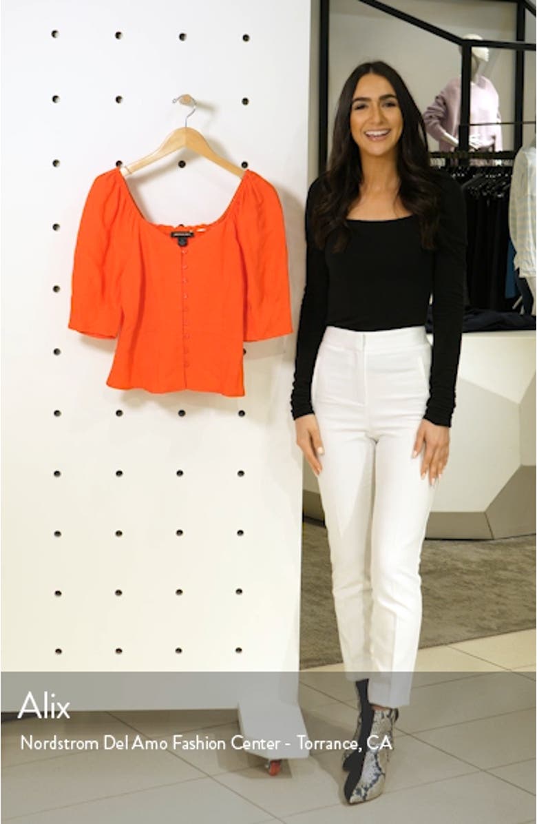 Front Button Fitted Top, sales video thumbnail