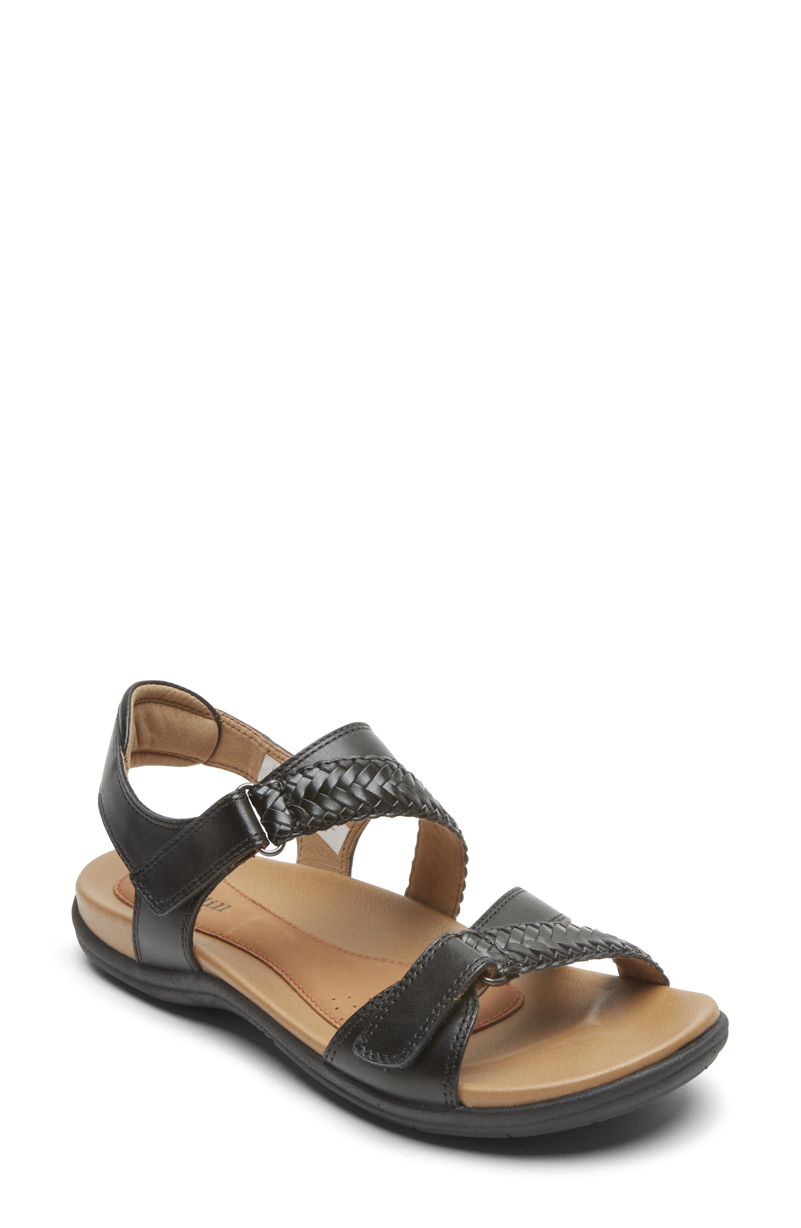 Rockport Cobb Hill Rubey Woven Strap Sandal, Main, color, 