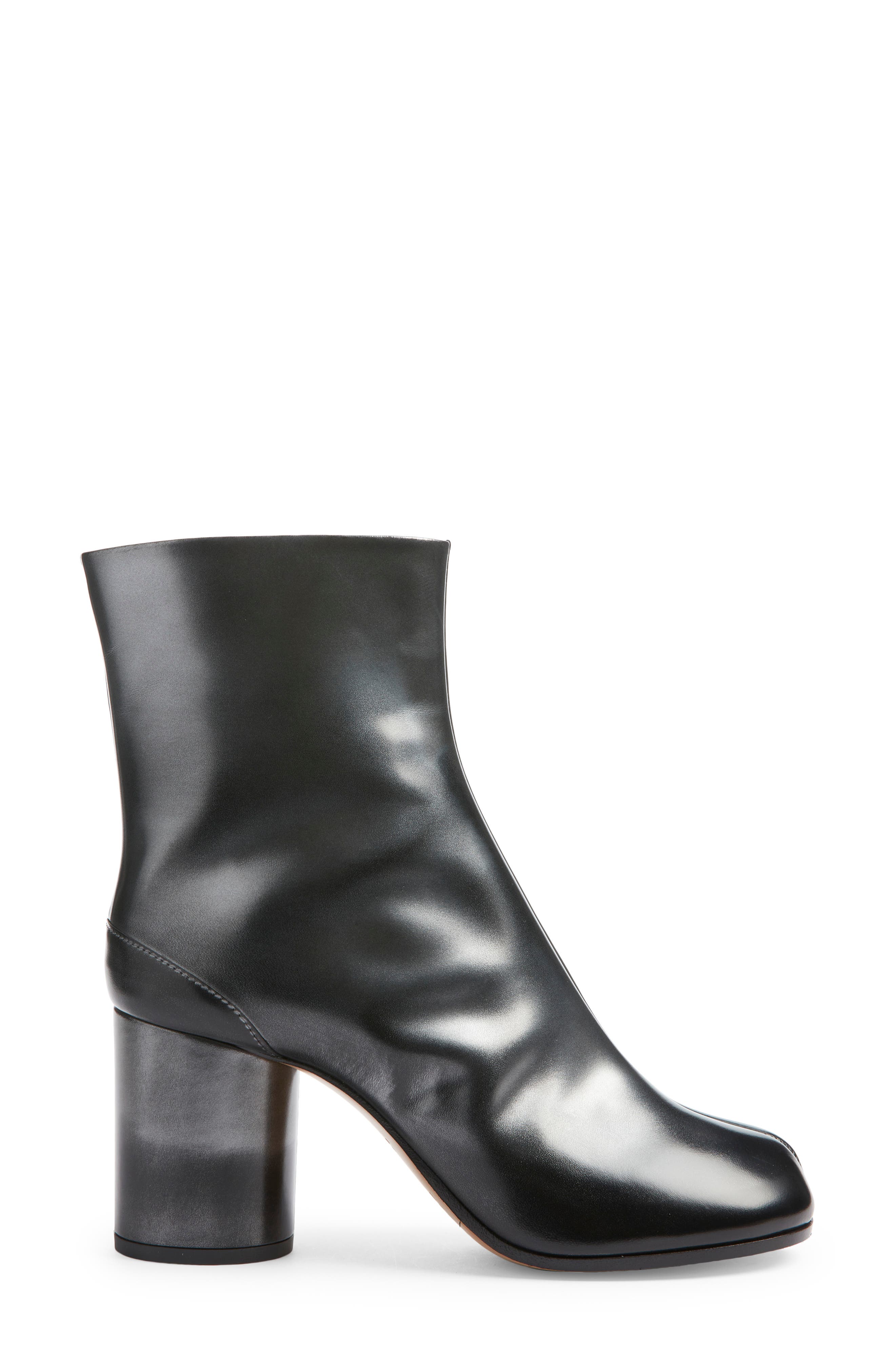 Maison Margiela Tabi Ankle Boot, Alternate, color, Silver/ Black