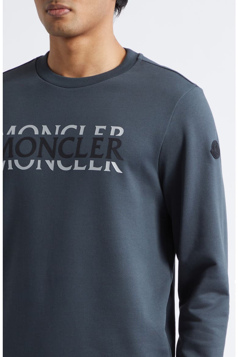 Logo Embroidered Sweatshirt, Alternate, color, ANCHOR GREY
