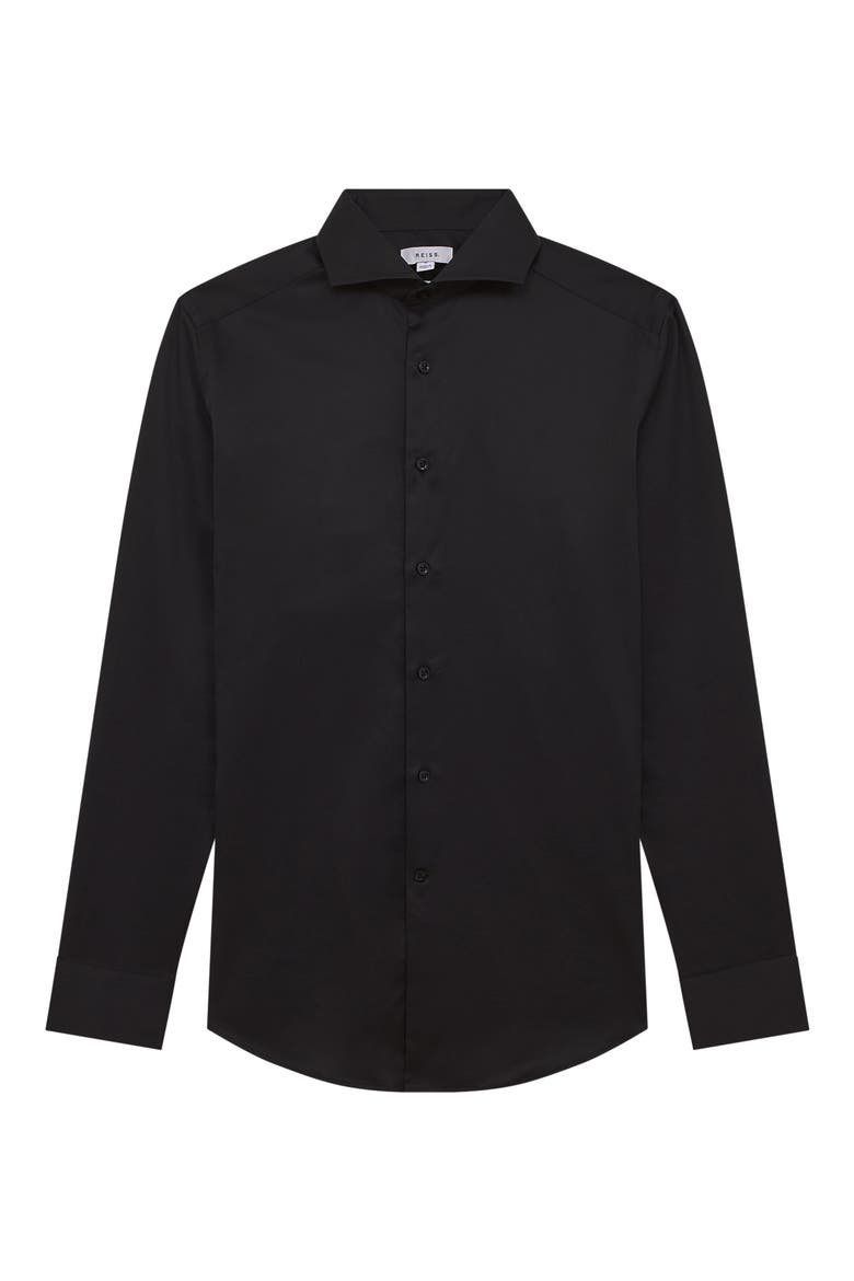 Storm Slim Fit Button-Up Shirt, Alternate, color, BLACK