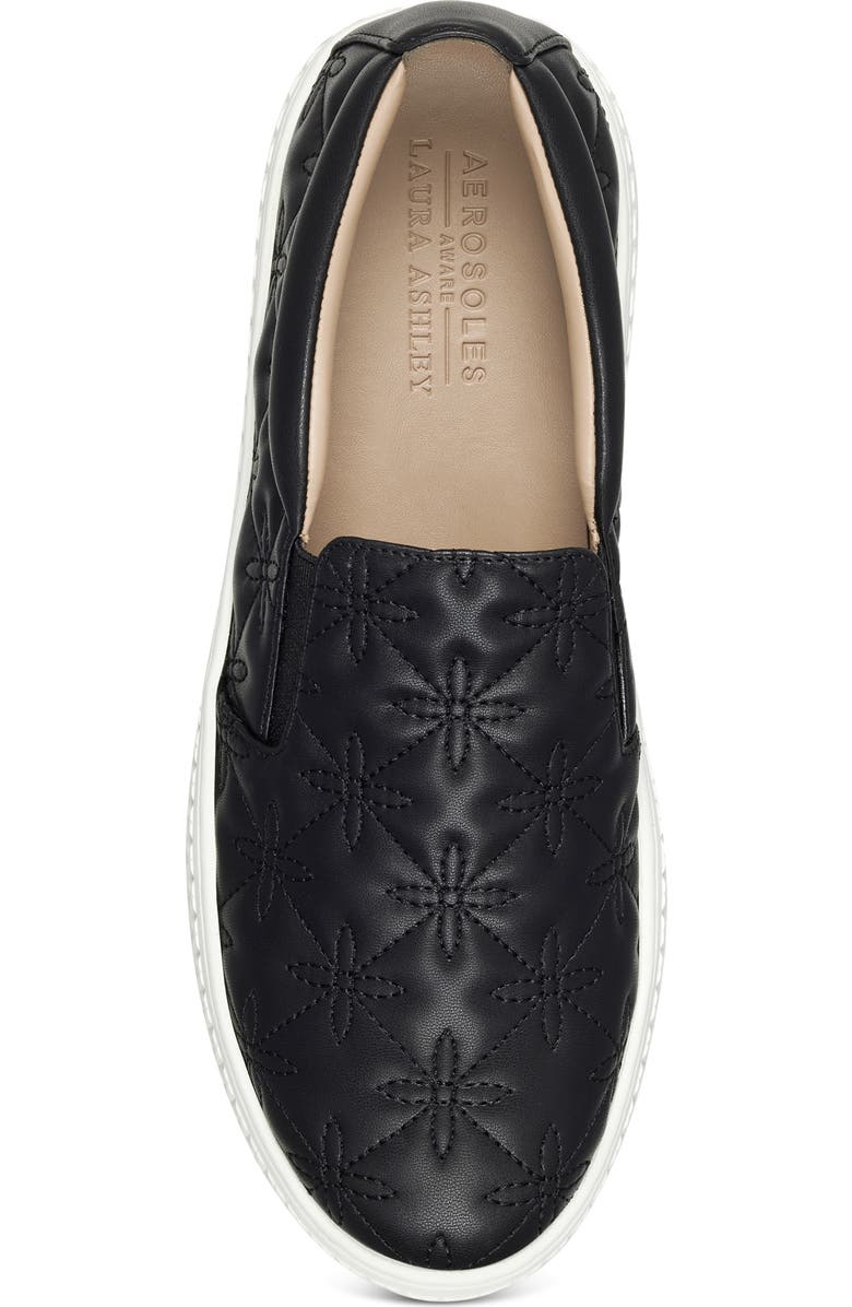 Aerosoles x Laura Ashley Erin Quilted Slip-On Sneaker, Alternate, color,