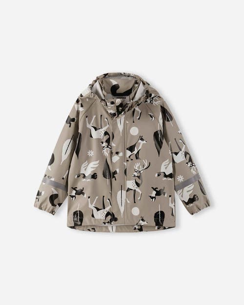 Reima Vesi Raincoat in Earthy Beige 