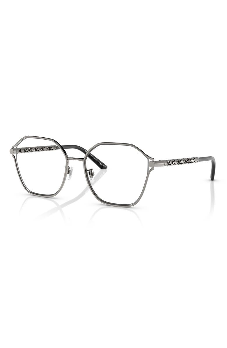 Versace 55mm Geometric Optical Glasses, Alternate, color, 
