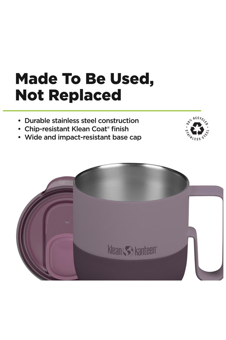12oz Rise Mug with Slide Lid, Alternate, color, Dusty Orchid