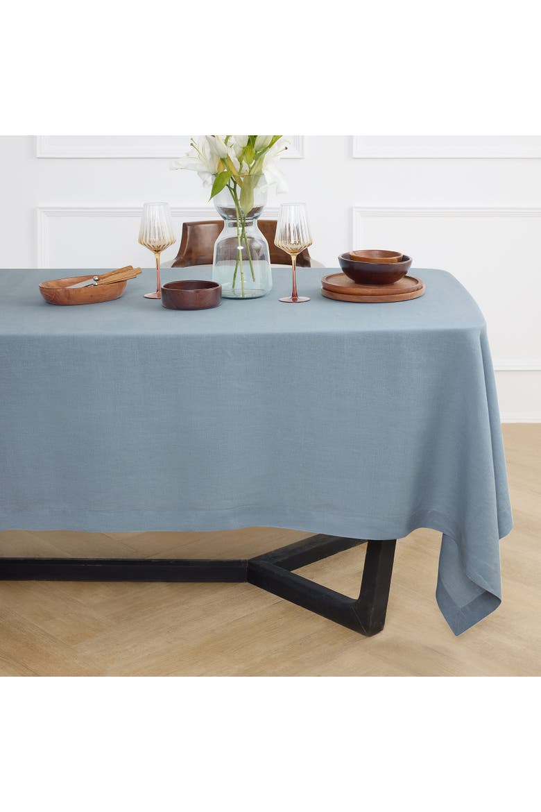 Linen Tablecloth - Sonoma, Main, color, Dusty Blue