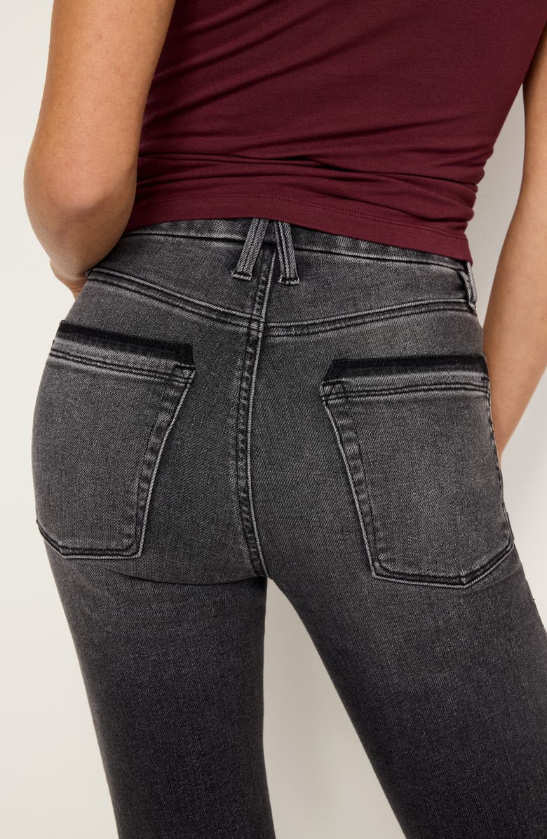 Good American Good Petite Flare Jeans, Alternate, color, 