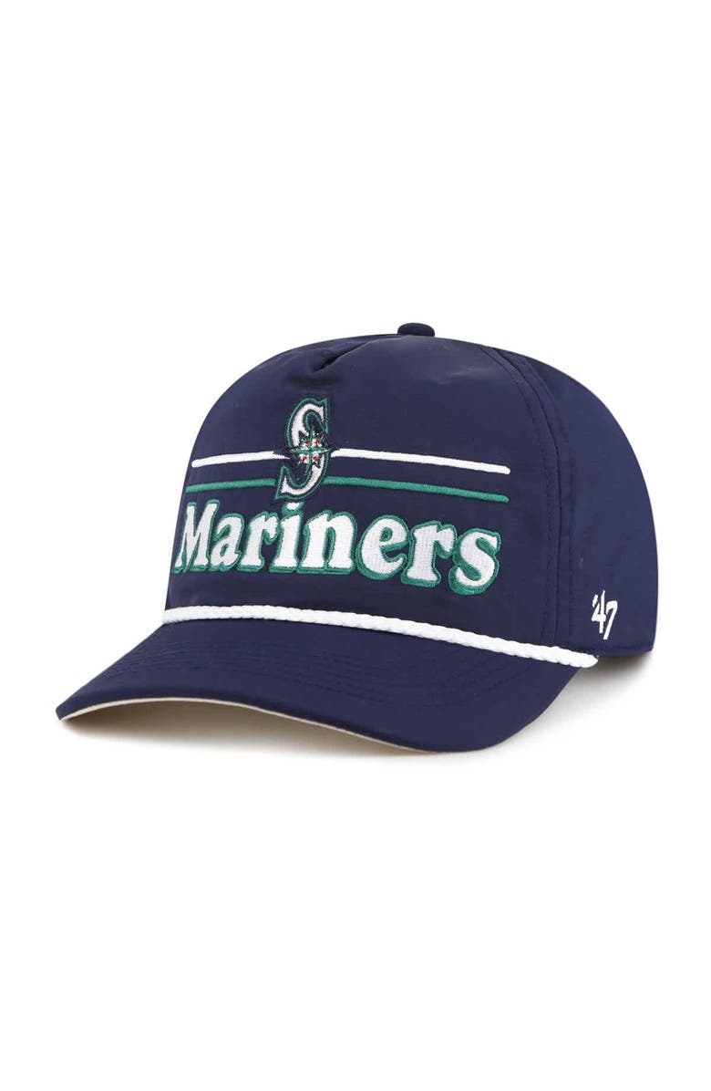 '47 Men's '47 Navy Seattle Mariners Campscape Hitch Adjustable Hat, Main, color, 