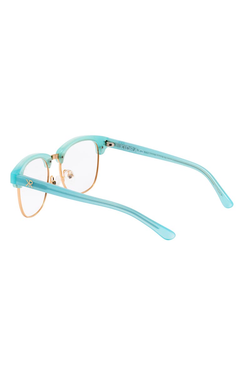 KidRaq Kids' Scholar 48mm Optical Frames, Alternate, color, Blue Ice