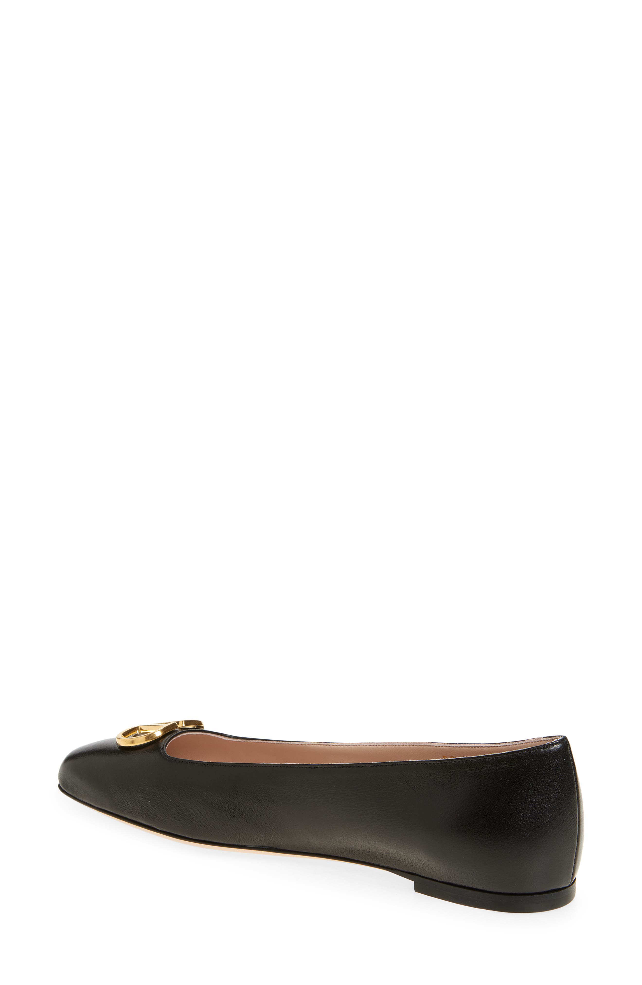 Valentino Garavani VLOGO Ballerina Flat, Alternate, color, 