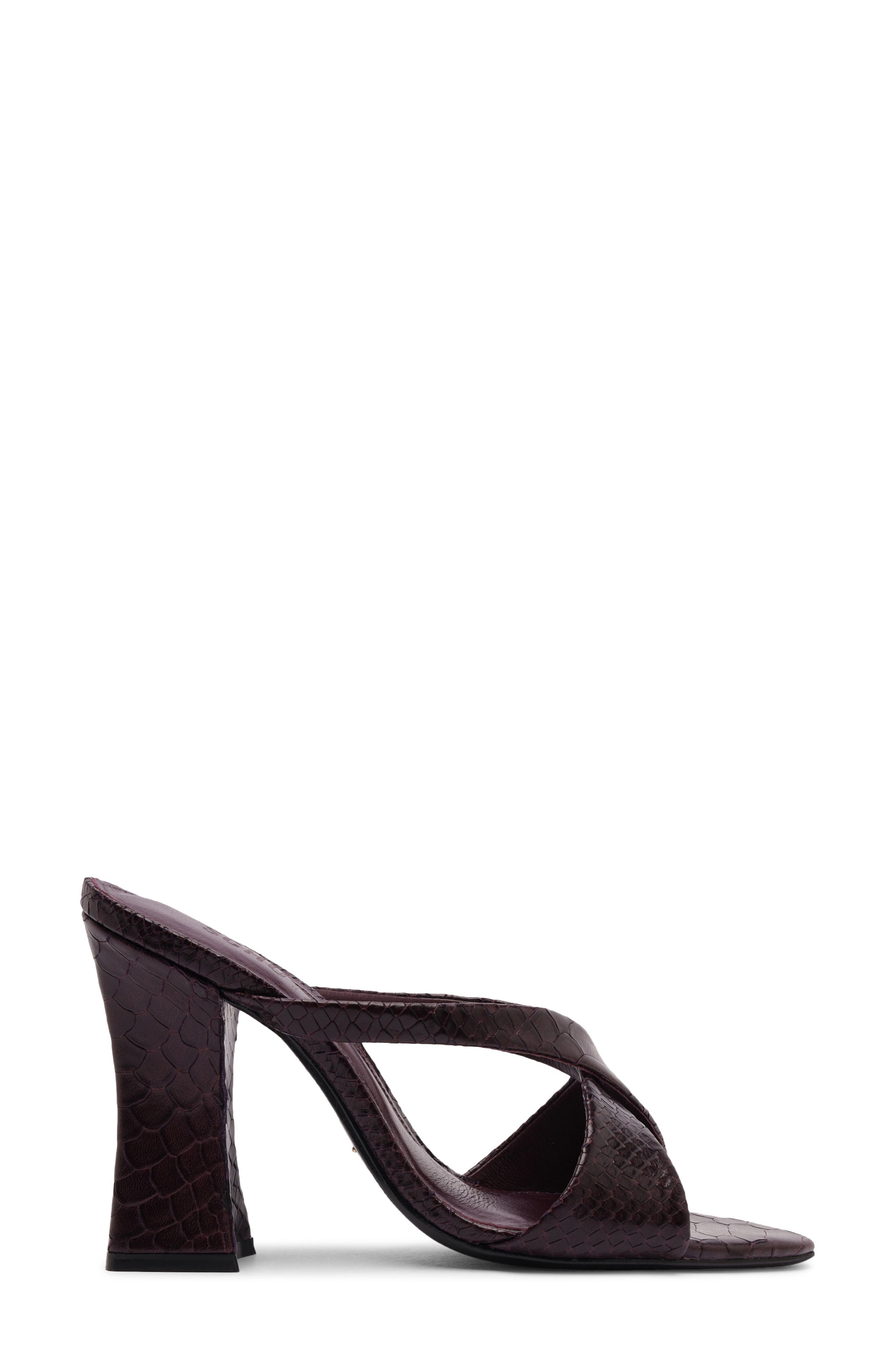 Schutz Glenda Sandal, Alternate, color, Dark Plum