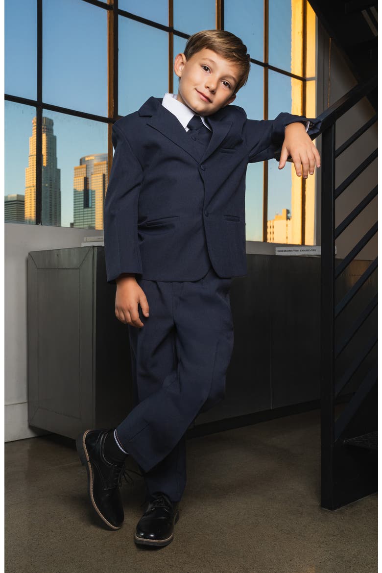 Kids' Joey Five-Piece Suit, Alternate, color, NAVY
