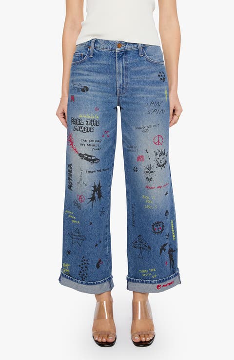 The Smoothie Flood Cuff High Waist Wide Leg Jeans