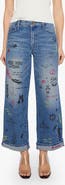 MOTHER The Smoothie Flood Cuff High Waist Wide Leg Jeans