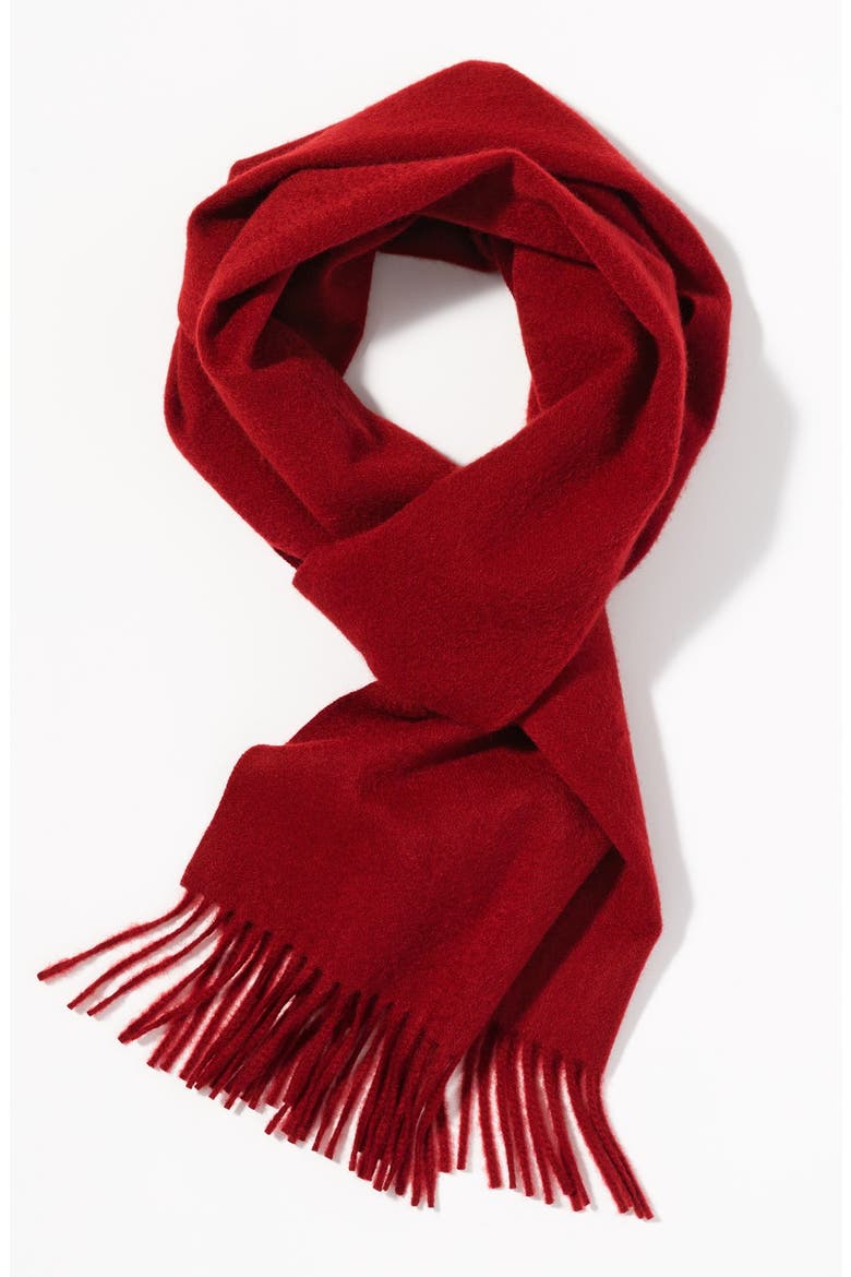 Solid Woven Cashmere Scarf, Alternate, color, GREY DAWN