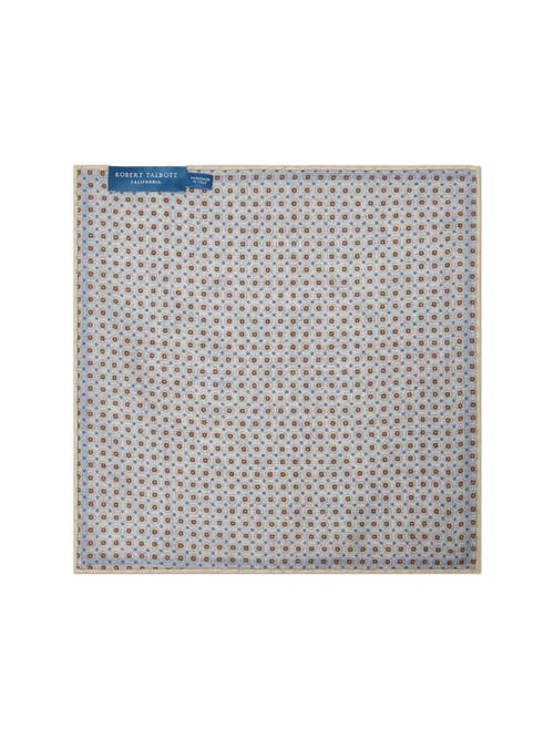 Robert Talbott Collins Reversible Paisley Silk Pocket Square