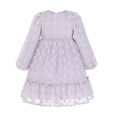 Motif Ruffle Dress