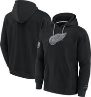 FANATICS Men's Fanatics Black Detroit Red Wings Elements Pace Pullover Hoodie