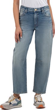 KUT from the Kloth Ashley High Waist Slouchy Barrel Leg Jeans