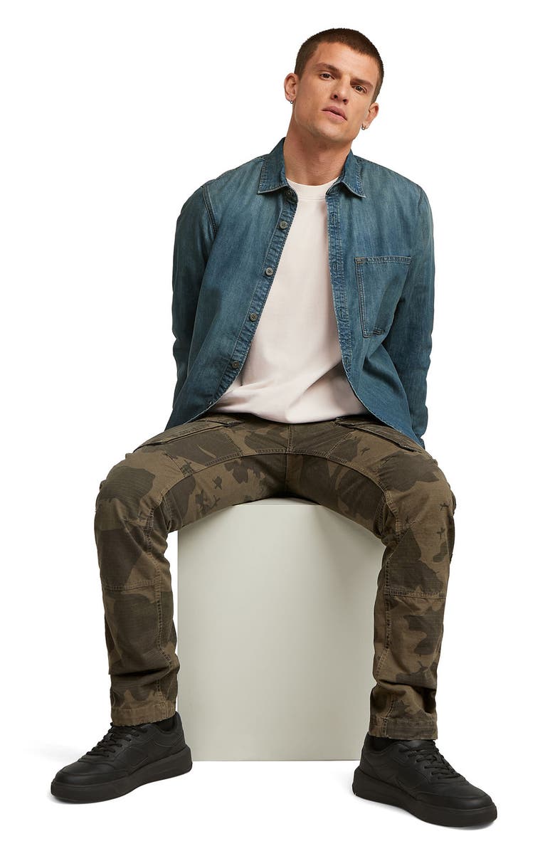 G-STAR Rovic 3D Regular Fit Tapered Cargo Pants, Alternate, color, Wren Gd Border Camo
