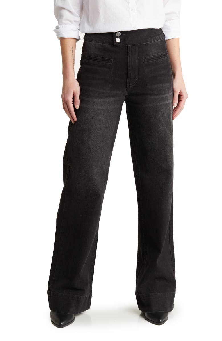 Habitual Perry High Waist Wide Leg Jeans, Main, color, 