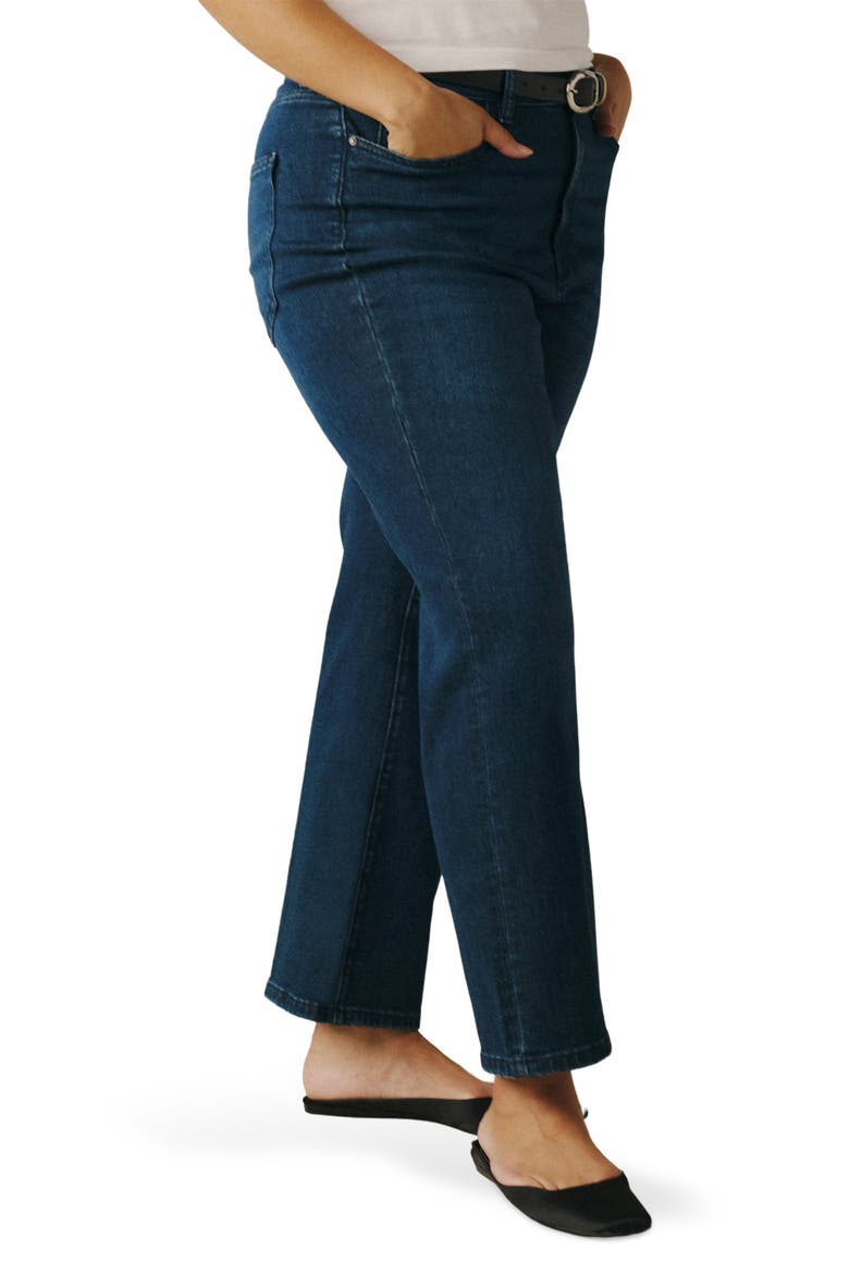 Vancouver Mid Rise Straight Leg Jeans, Alternate, color, RIVER RUN