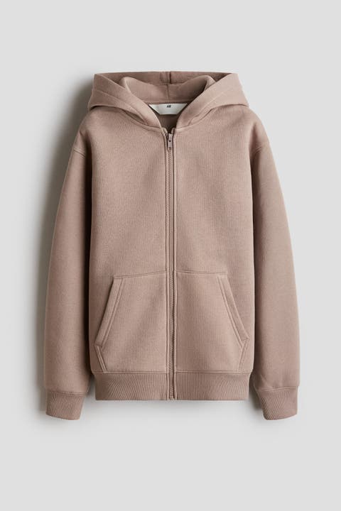 Brushed-Inside Hooded Jacket