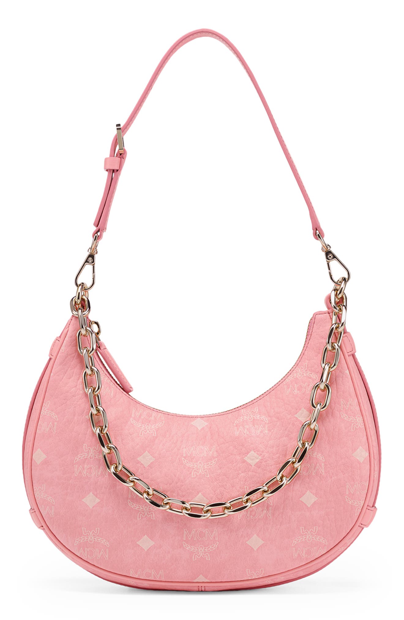 Aren Small Hobo Bag, Alternate, color, BLOSSOM PINK VISETOS