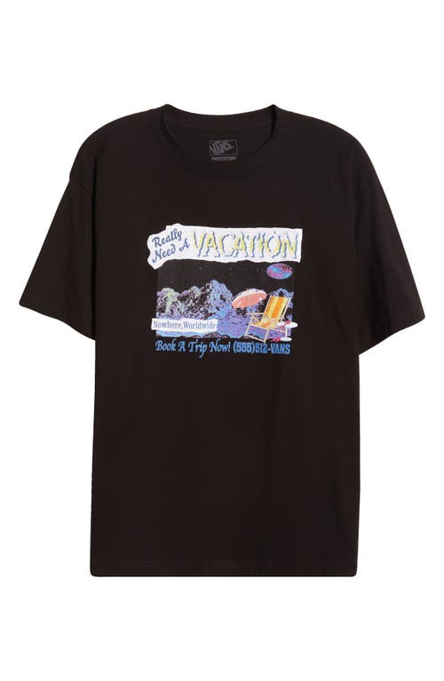 Vans Need A Vacation Graphic T-shirt In Black